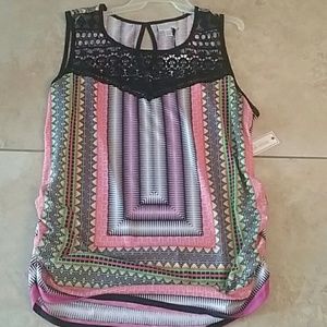 Bisou Bisou sleeveless shirt NWT size 1X